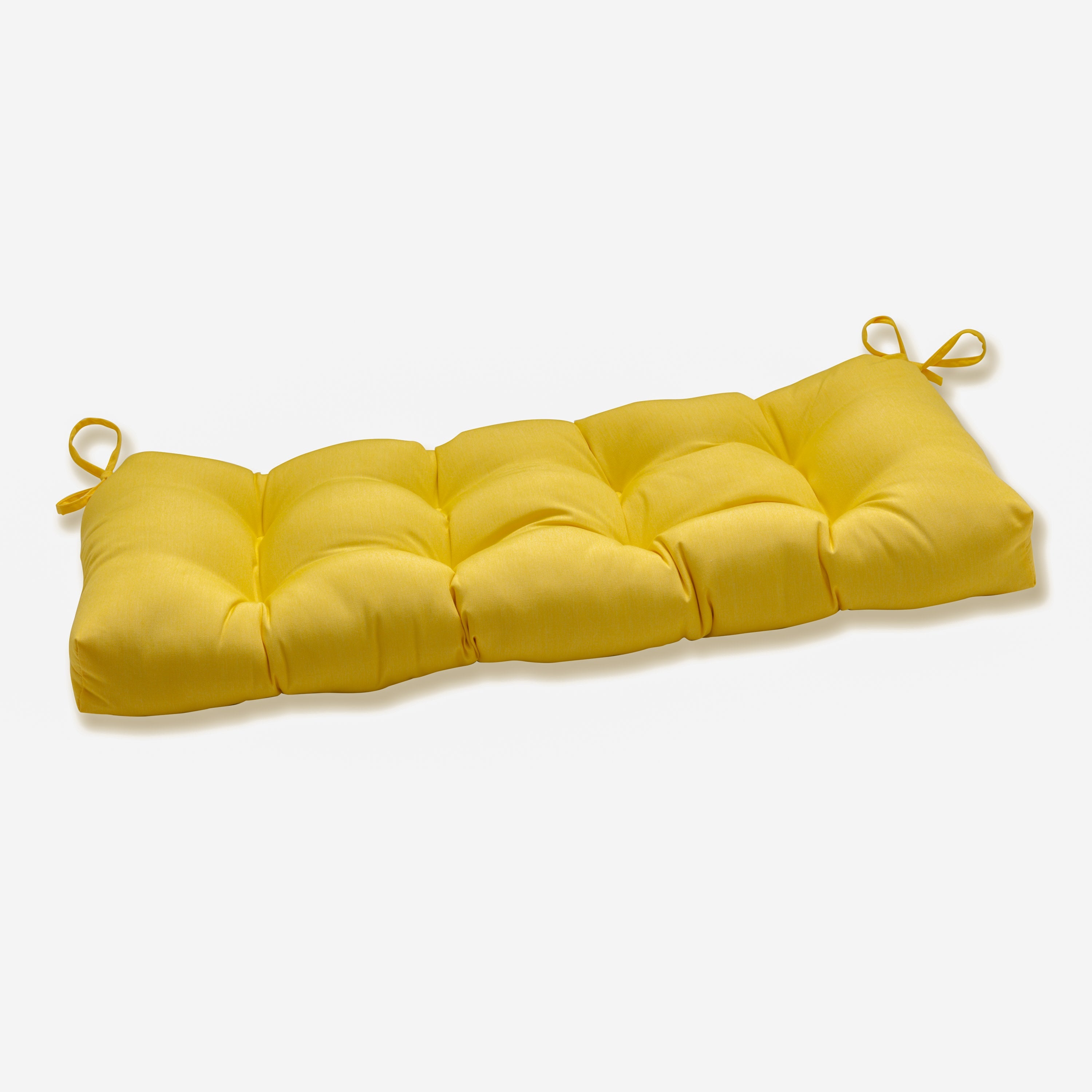 Outdoor/Indoor Fortress Canvas Buttercup 44" Blown Bench