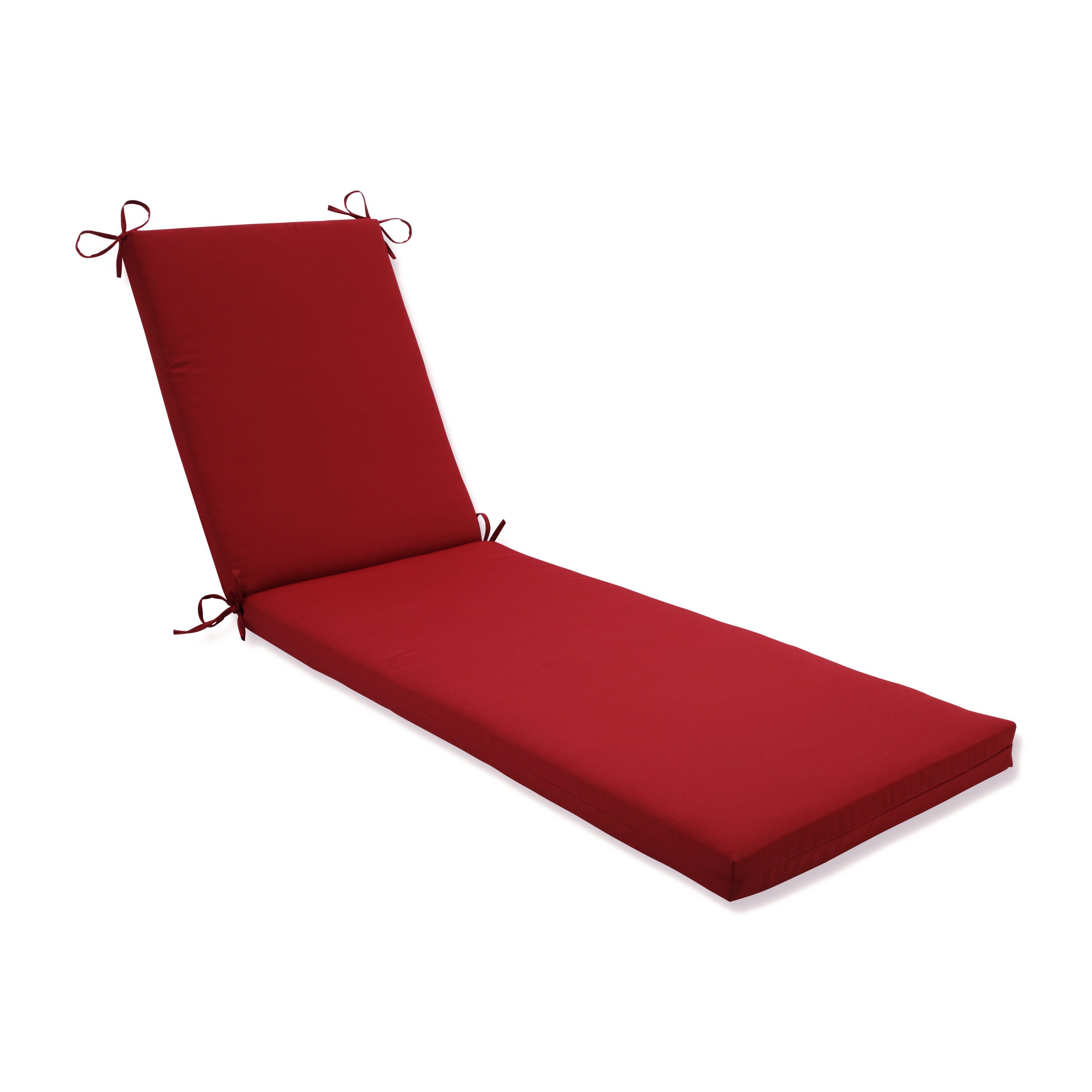 Outdoor/Indoor Pompeii Red Chaise Lounge Cushion 80x23x3