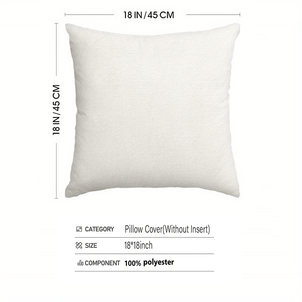 Country Style Pillow Cover Set (4pcs) Inch Brown Double Sided Printing Casual Pillow Cover, Super Soft Pillow Cover, Suitable for Sofa Recliner Bed, Car Courtyard, Polyester Material, Pillow Core Free Double Sided Printing, Sofa Decor, Home Decor, Rustic