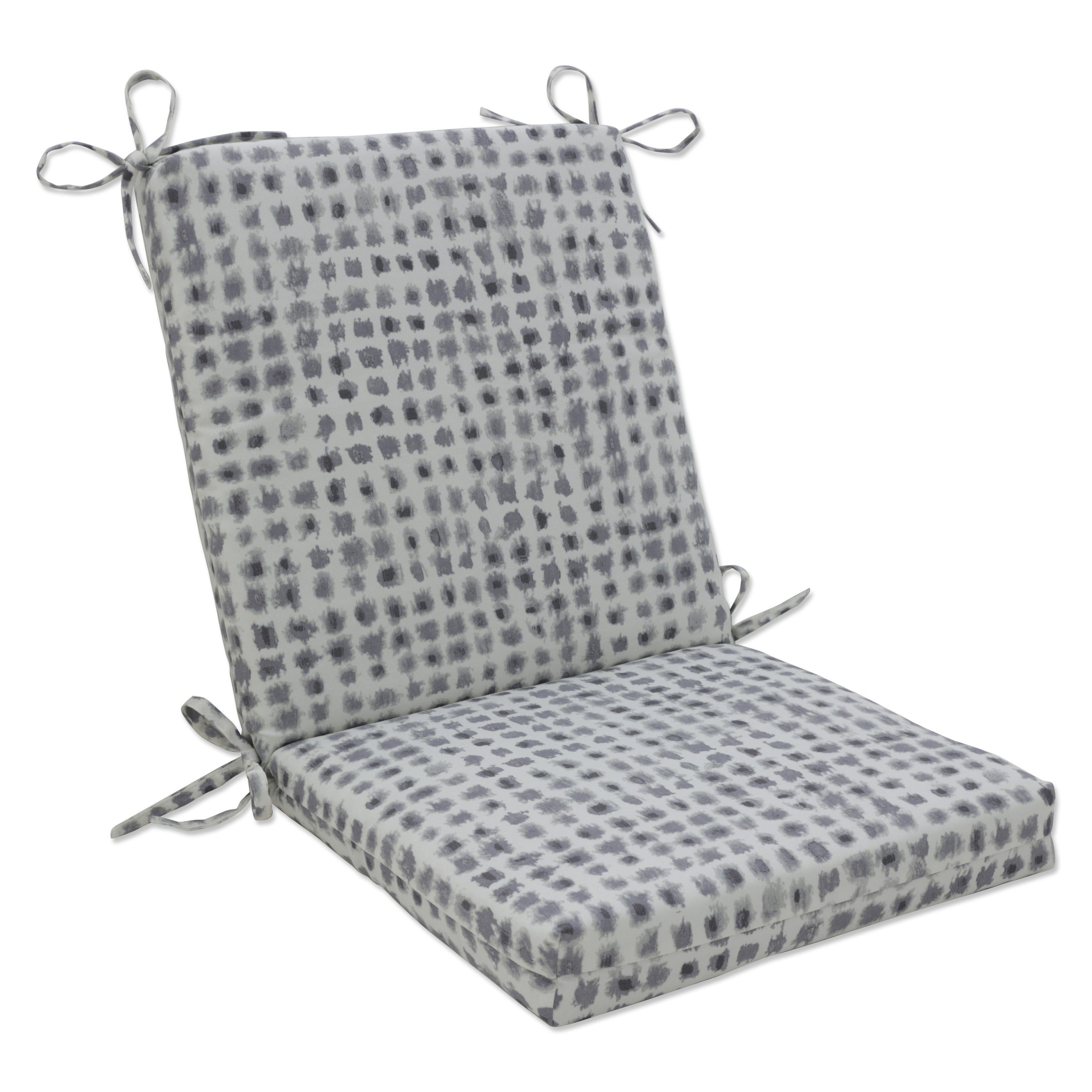 Alauda Frost Grey Squared Corner Chair Cushion