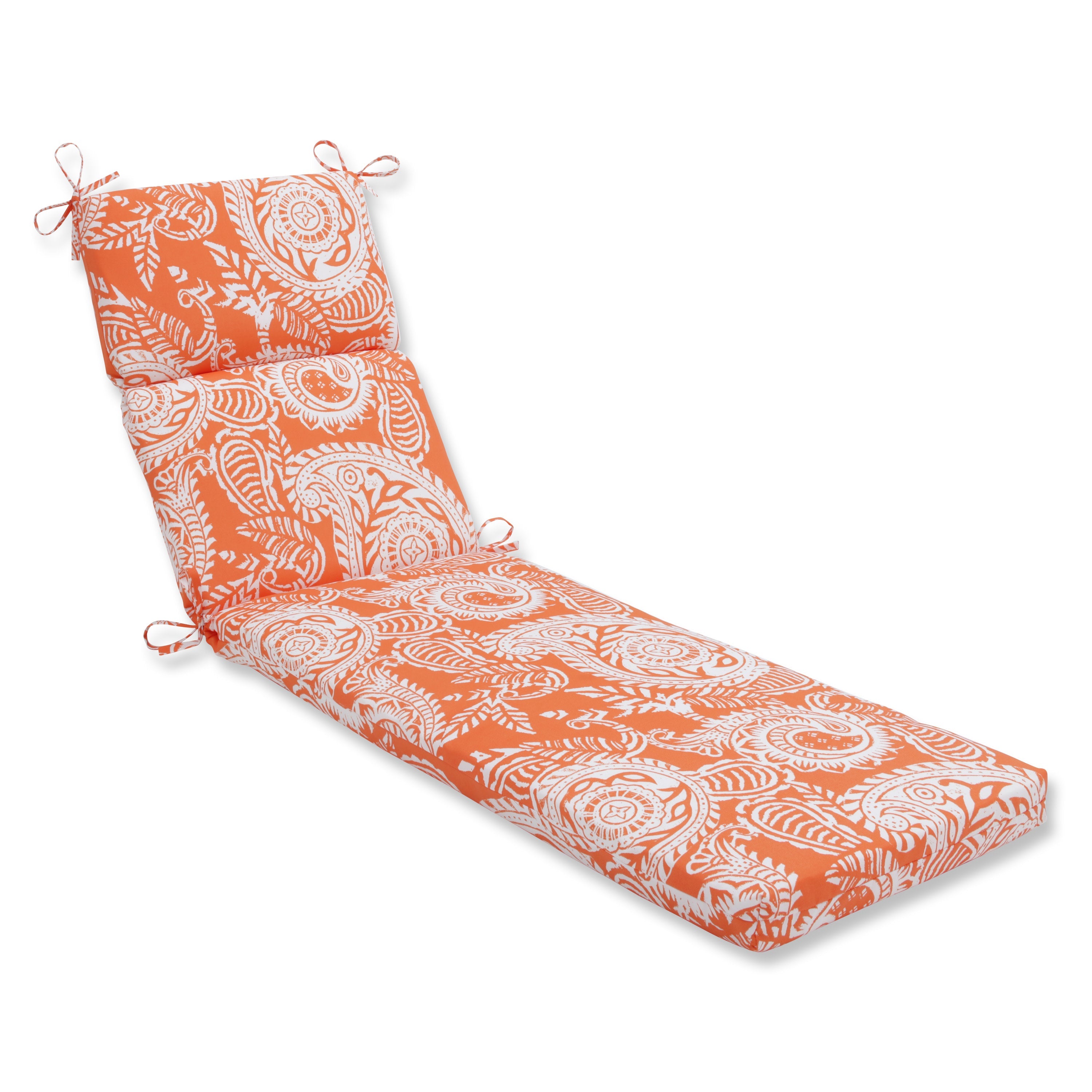 Addie Terra Cotta Chaise Lounge Cushion