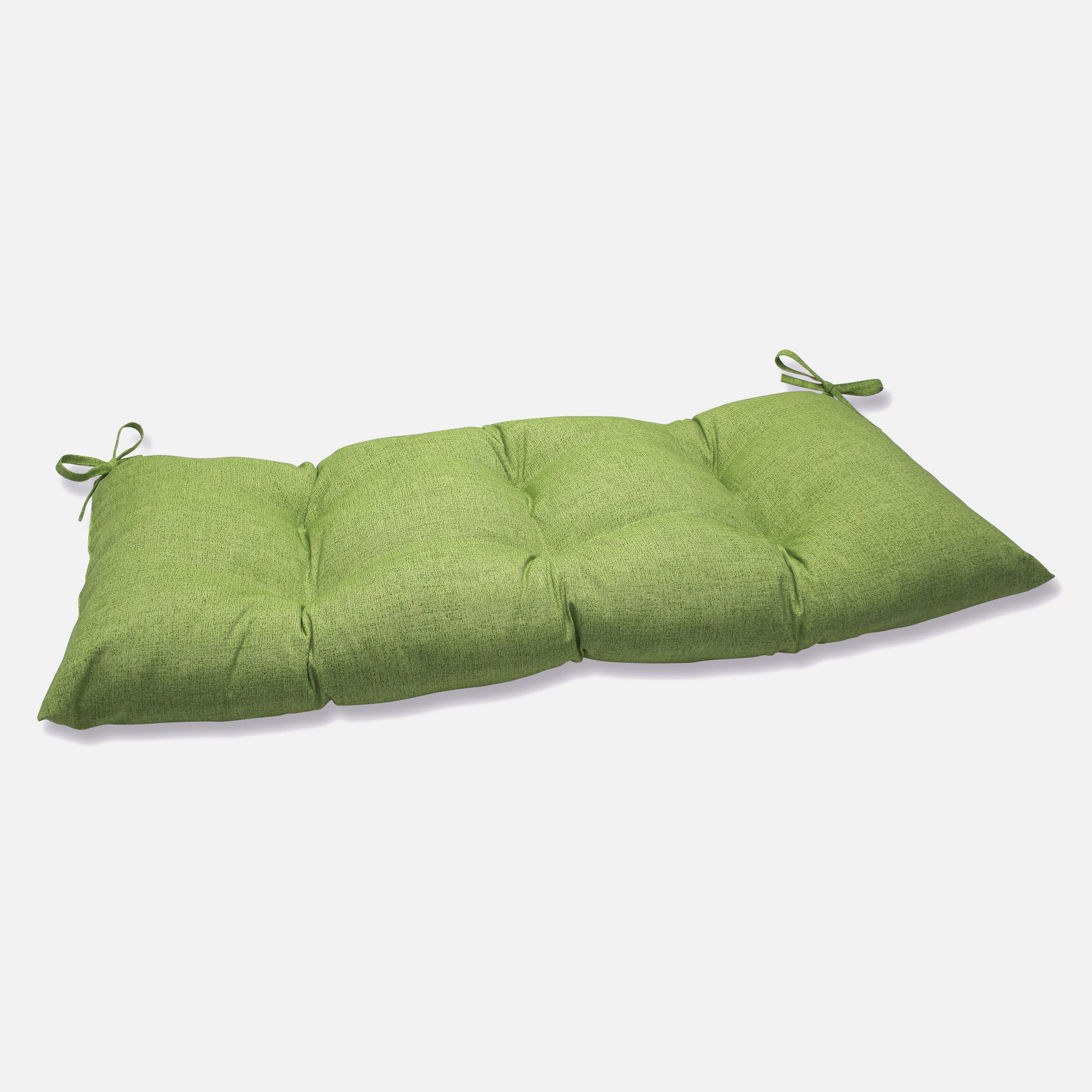 Outdoor/Indoor Baja Linen Lime Tufted Bench/Swing Cushion